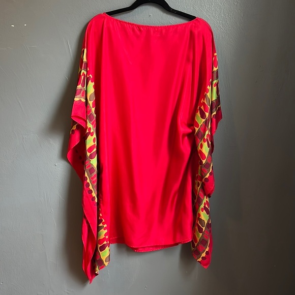 Zara short red kaftan - size S - Picture 2 of 4